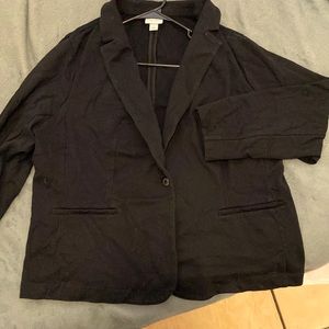 Casual Style Black Blazer